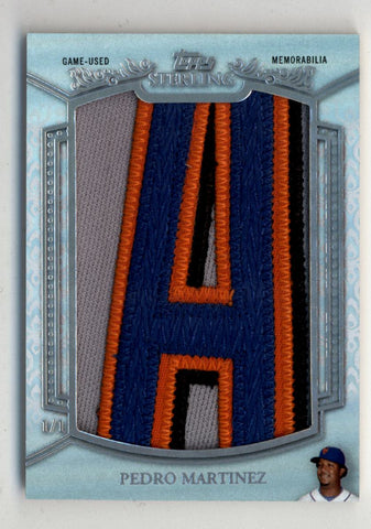 Pedro Martinez 2021 Topps Sterling Jersey Letter Patch 1/1