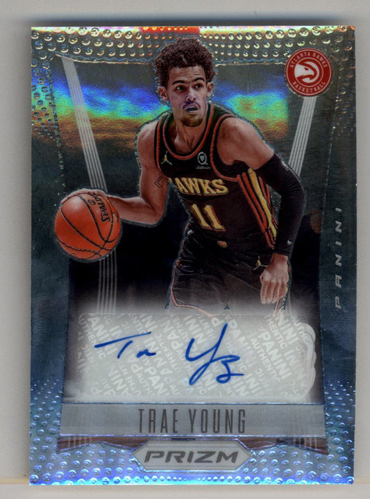 Trae Young 2021-22 Prizm Flashback Auto