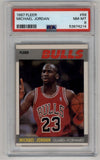 Michael Jordan 1987-88 Fleer #59 PSA 8 Near Mint-Mint 4214