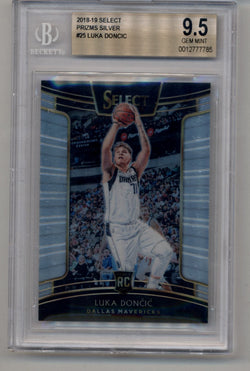 Luka Doncic 2018-19 Select Silver #25 BGS 9.5 Gem Mint