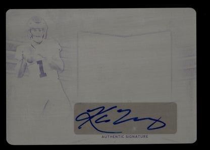 Kyler Murray 2019 Leaf Trinity Black Plate 1/1 Auto