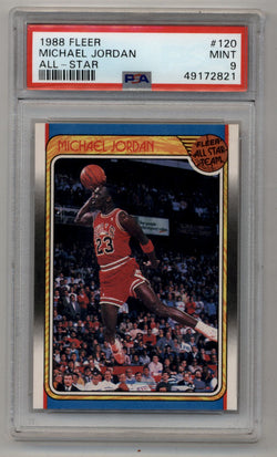 Michael Jordan 1988-89 Fleer #120 All-Star PSA 9 Mint 2821