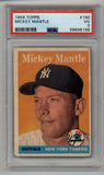 Mickey Mantle 1958 Topps #150 PSA 3 Very Good