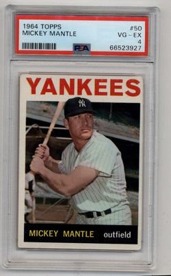 Mickey Mantle 1964 Topps #50 PSA 4 Very Good-Excellent 3927