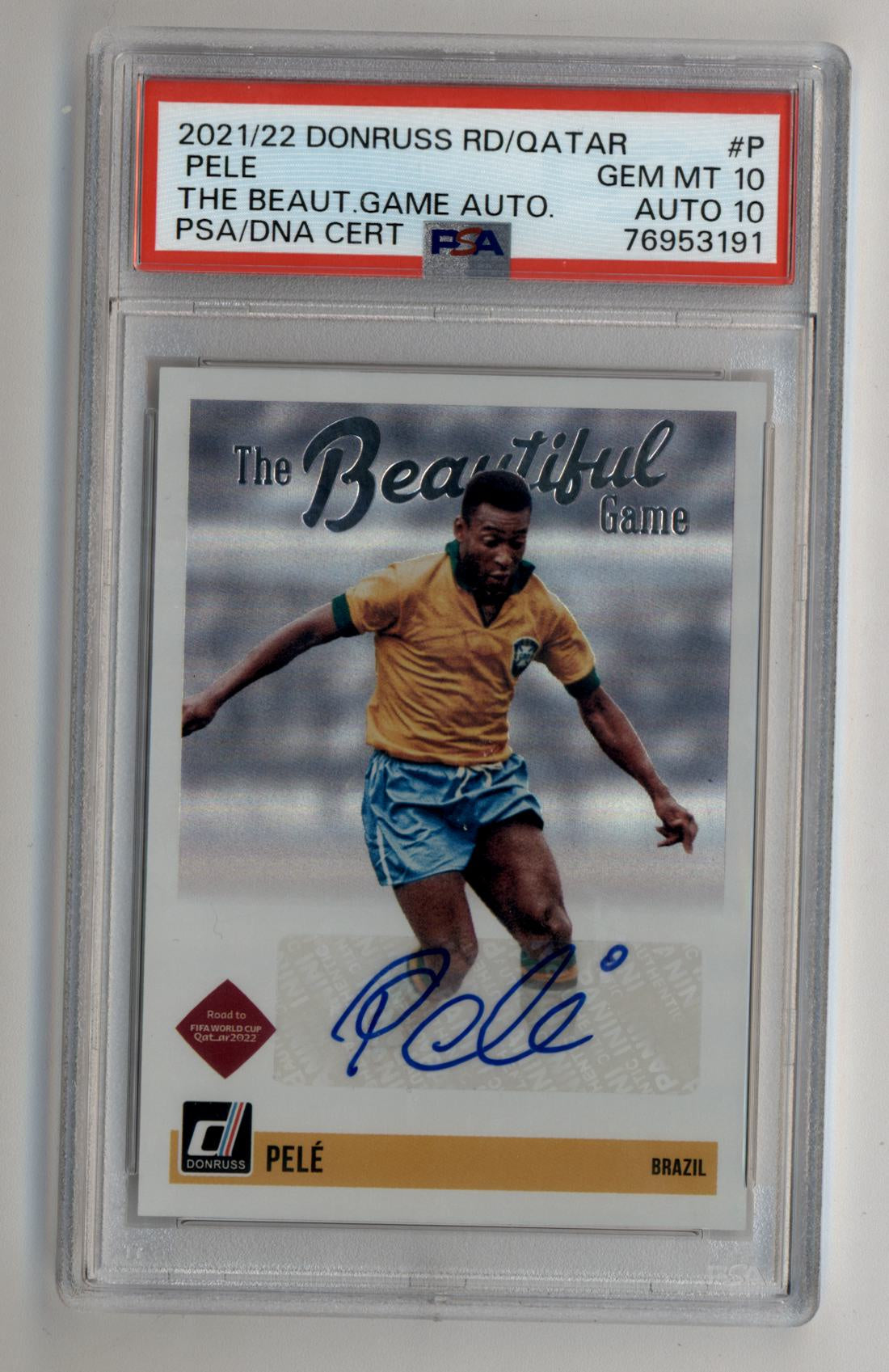 その他 PELE auto topps psa 9 Pele Signed Topps Match Attax Psa 9 Auto