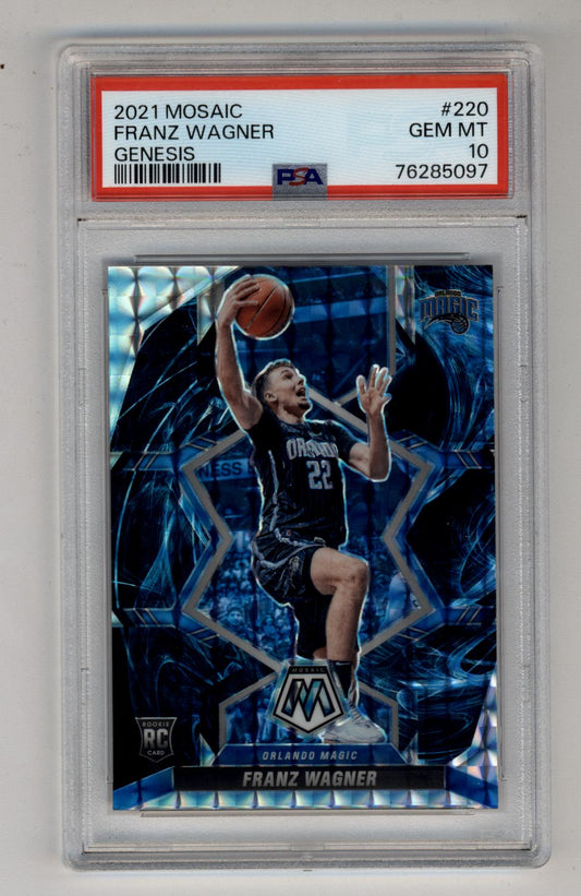 Franz Wagner 2021-22 Mosaic Genesis #220 PSA 10 Gem Mint