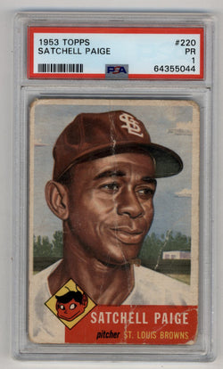 Satchell Paige 1953 Topps #220 PSA 1 Poor 5044
