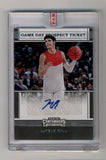 LaMelo Ball 2020-21 Panini Contenders Draft Picks Game Day Prospect Ticket Auto