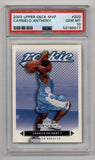 Carmelo Anthony 2003-04 Upper Deck MVP #203 PSA 10 Gem Mint 5017
