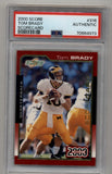 Tom Brady 2000 Score #316 Scorecard 0452/2000 PSA Authentic