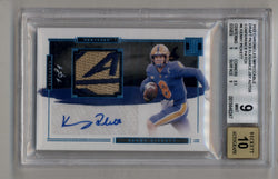 Kenny Pickett 2022 Chronicles Impeccable Draft Picks Elegance Conference Patch Auto 1/1 BGS 9 Mint