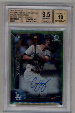 Corey Seager 2022 Topps Chrome Refractor Series Mint Card #101