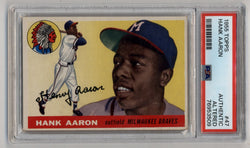 Hank Aaron 1955 Topps #47 PSA Authentic Altered 3509