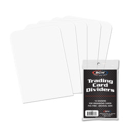 BCW TRADING CARD DIVIDERS Pack(10)