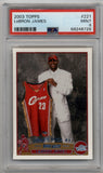 LeBron James 2003-04 Topps #221 Rookie PSA 9 Mint