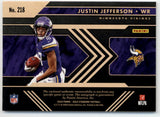 Justin Jefferson 2020 Panini Gold Standard #218 Relic Auto 57/99