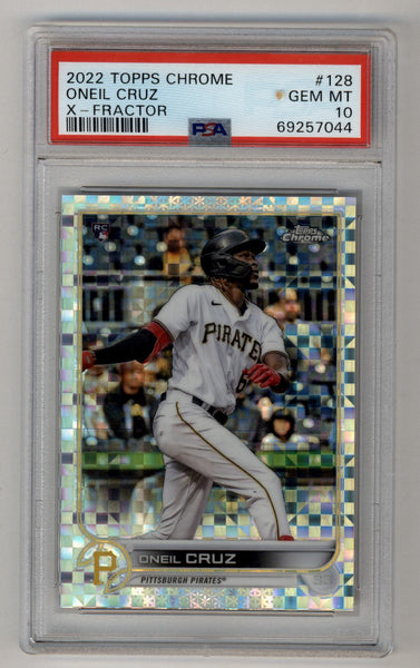 Oneil Cruz 2022 Topps Chrome X-Fractor #128 Price Guide - Sports