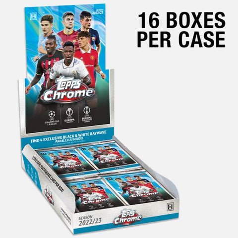 2022-23 Topps UEFA Club Competitions Chrome Soccer Hobby Lite Box