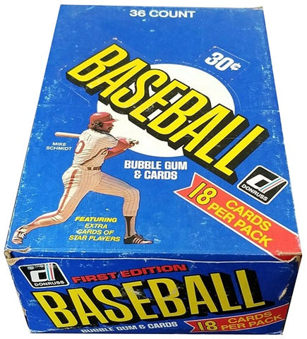 1981 Donruss Baseball Wax Box