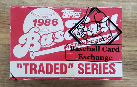 1986 Topps Traded Baseball BBCE Wrapped Factory Set