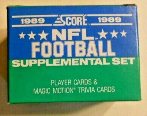 1989 Score Football Supplemental Factory Set