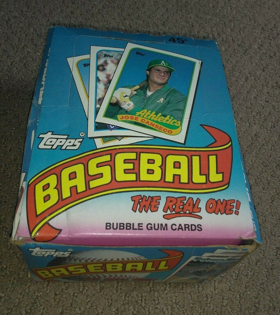 1989 Topps Baseball Wax Box