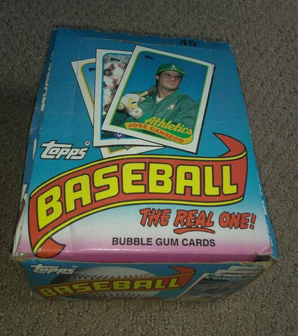 1989 Topps Baseball Wax Box