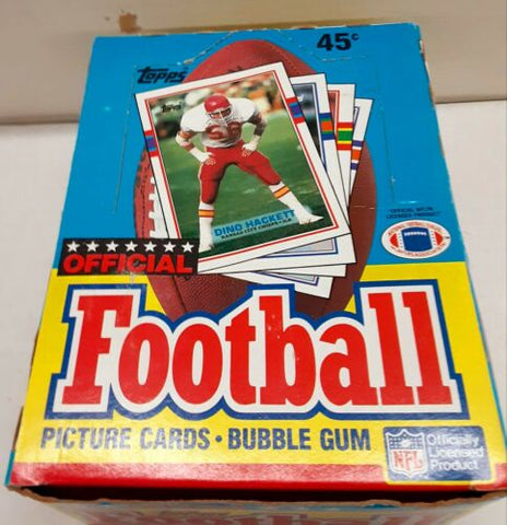 1989 Topps Football Wax Box