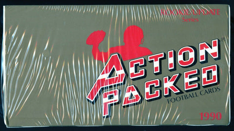 1990 Action Packed Rookie Update Football Box
