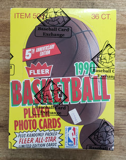 1990-91 Fleer Basketball BBCE Wrapped Box