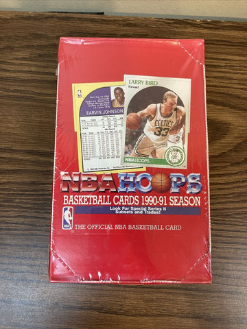 1990-91 Hoops Series 2 Basketball Box
