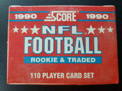 1990 Score Football Rookie and Traded Factory Sealed Set