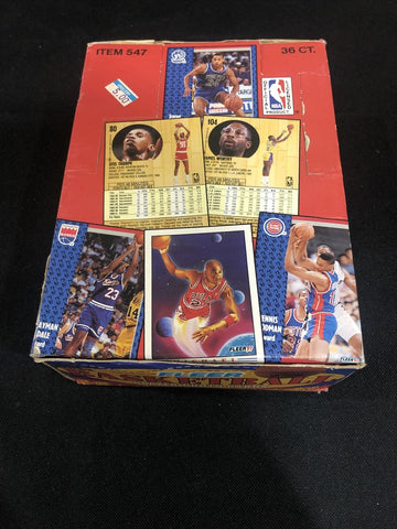 1991-92 Fleer Basketball Box