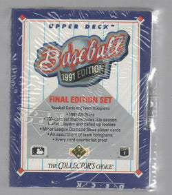 1991 Upper Deck Baseball Final Edition Sealed Set