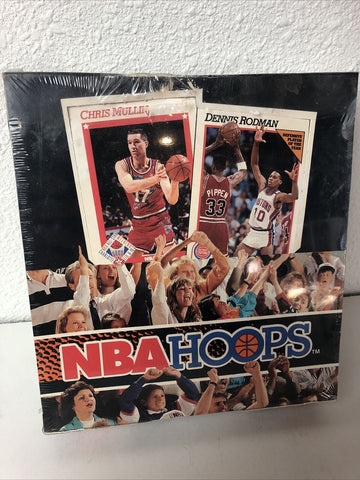 1991-92 Hoops Series 1 Basketball Rack Box