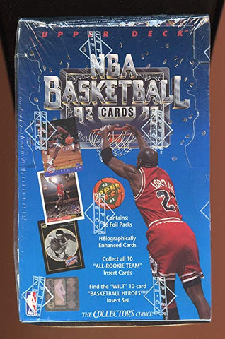 1992-93 Upper Deck Basketball Series 1 Box