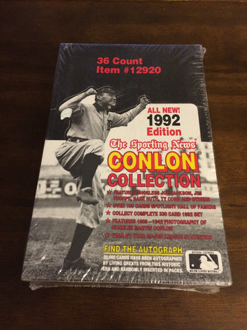 1992 Sporting News Conlon Collection Baseball Box