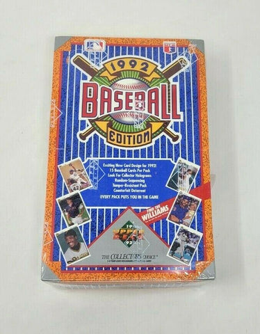 1992 Upper Deck Low Series Baseball Box