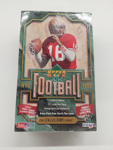 1992 Upper Deck Football Hobby Box