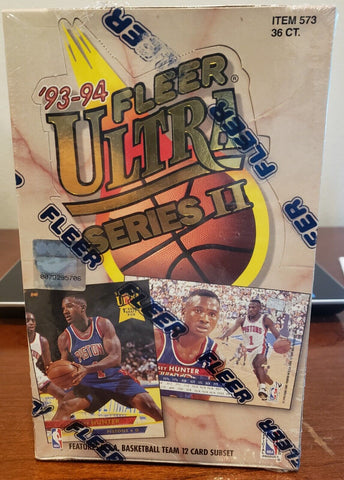 1993-94 Fleer Ultra Series 2 Basketball Box