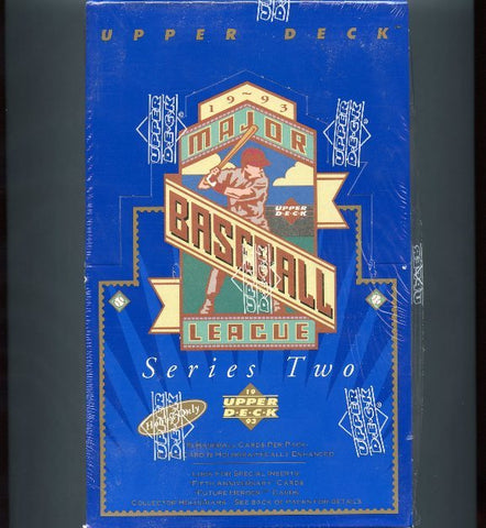 1993 Upper Deck Series 2 Baseball Box