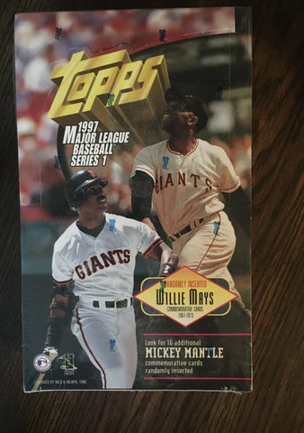 1997 Topps Baseball Series 1 Retail Box