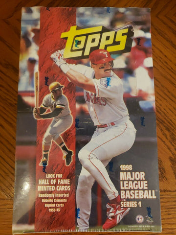 1998 Topps Baseball Series 1 Retail Box