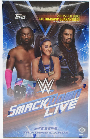 2019 Topps WWE Smackdown Live Box