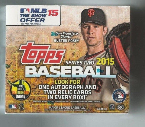 2015 Topps Series 2 Baseball Jumbo Box