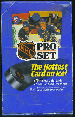 1990-91 Pro Set Hockey Box