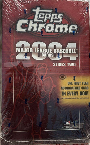 2004 Topps Chrome Series Two Baseball Hobby Box