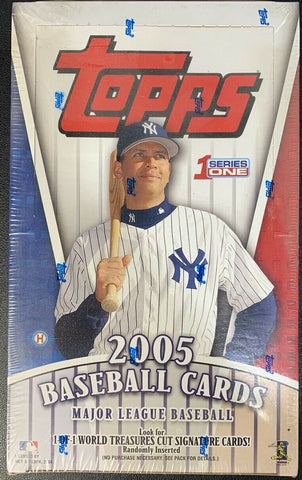 2005 Topps Baseball Series 1 Retail Box