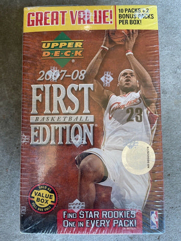 2007-08 Upper Deck First Edition Basketball Value Box