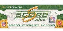 2008 Score Football Sealed Complete Factory Set